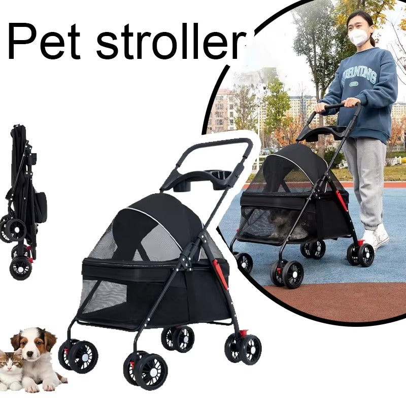 TravelNest Foldable Pet Stroller
