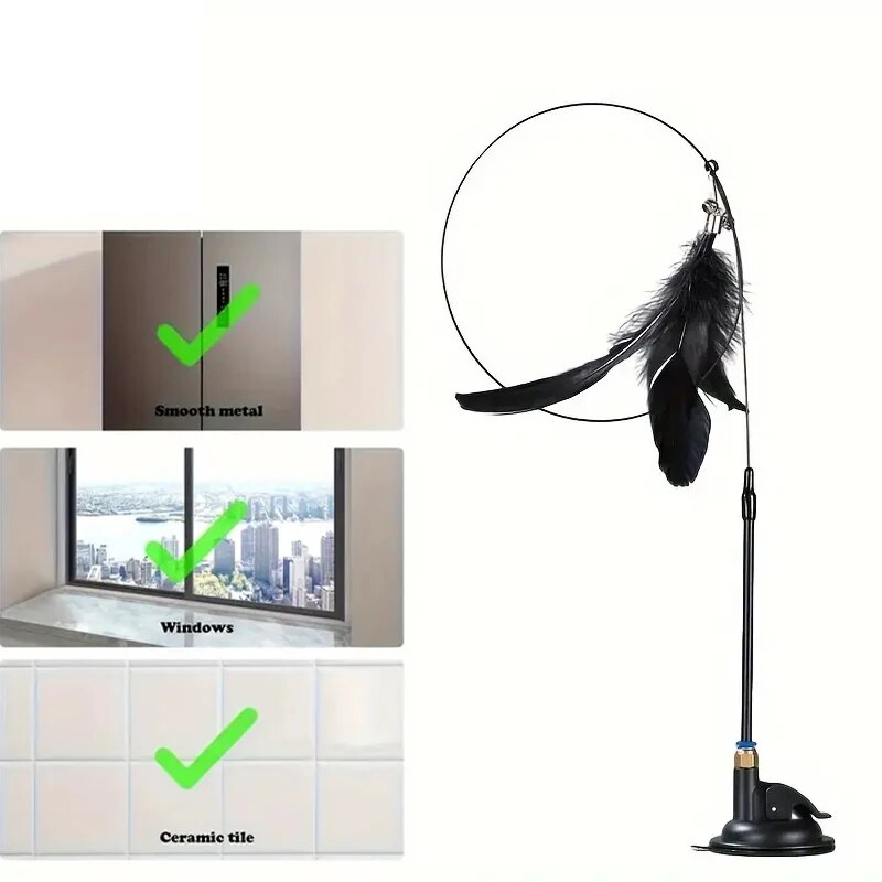 FeatherBell Interactive Cat Wand