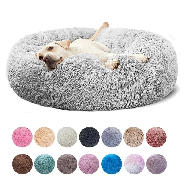 LuxeCloud Premium Calming Donut Bed