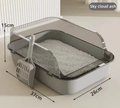 CozyLoo Semi-Enclosed Cat Litter Box