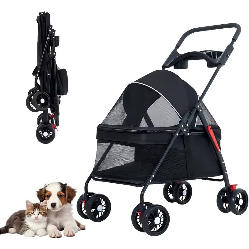 TravelNest Foldable Pet Stroller