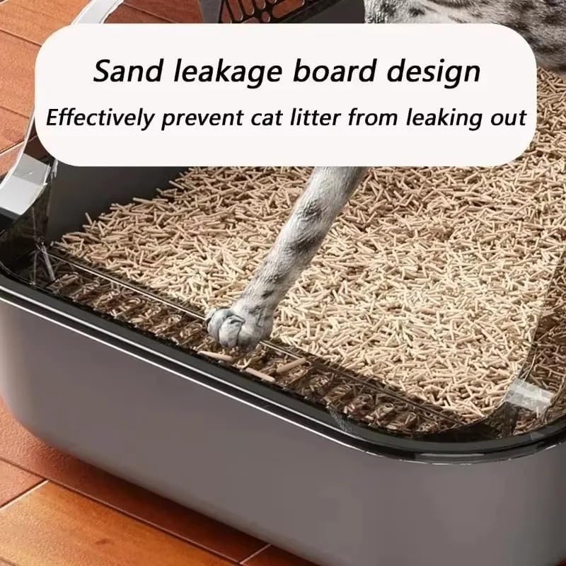 CozyLoo Semi-Enclosed Cat Litter Box
