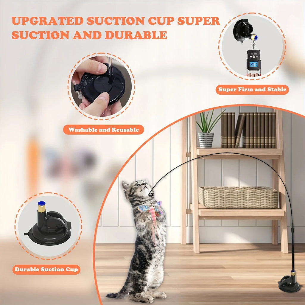 FeatherBell Interactive Cat Wand