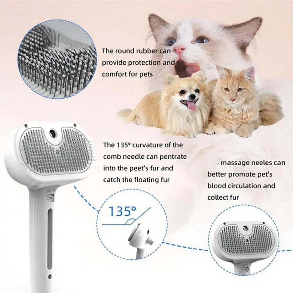SteamSoft Grooming Brush for Dogs