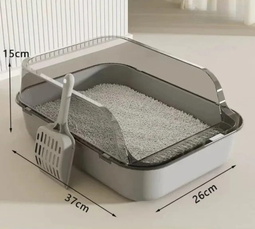 CozyLoo Semi-Enclosed Cat Litter Box