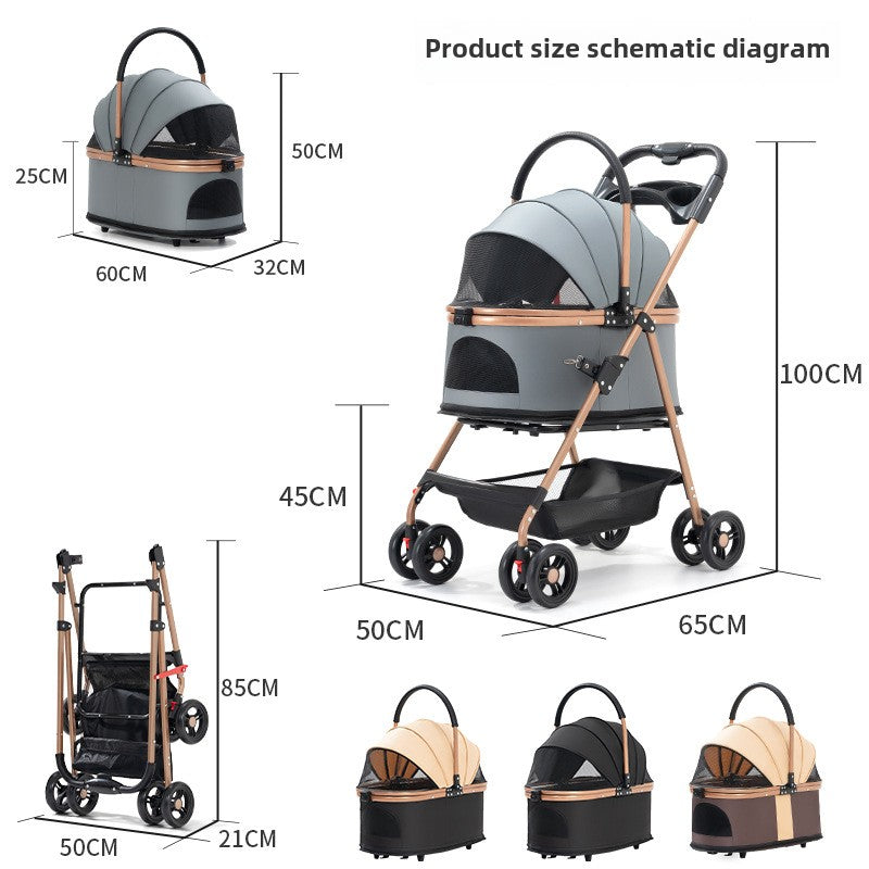 VersaRide 3-in-1 Pet Stroller