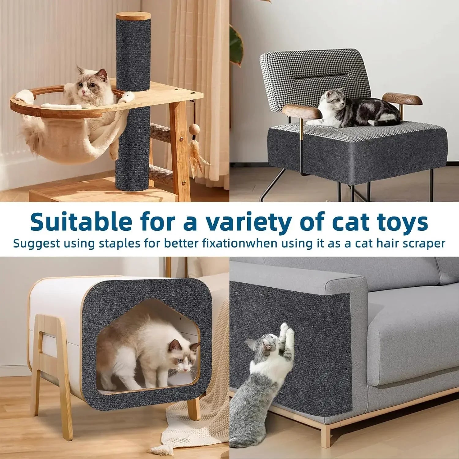 CozyScratch Trimmable Cat Scratcher