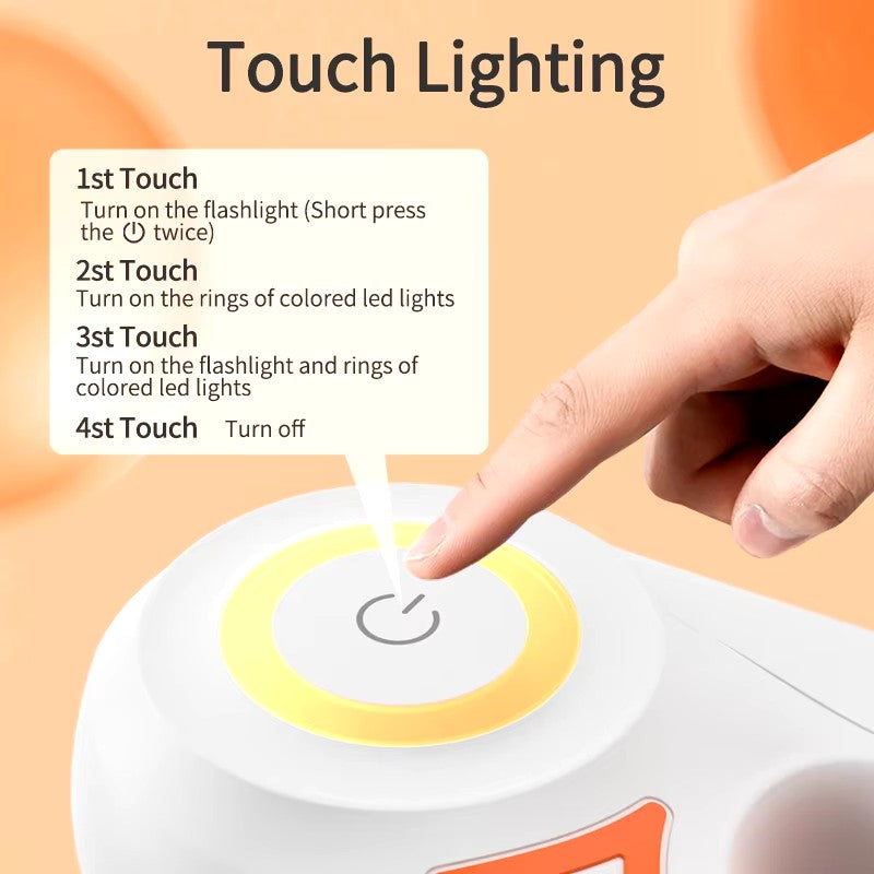 NightGuard LED Retractable Leash