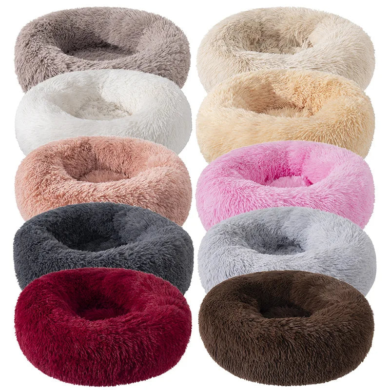 LuxeCloud Premium Calming Donut Bed