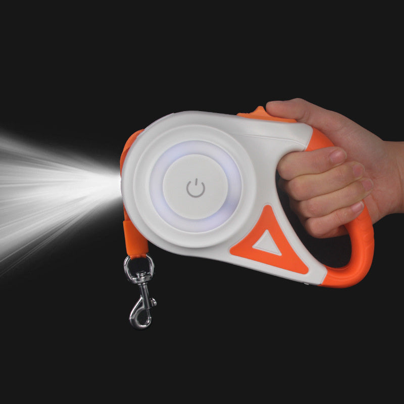 NightGuard LED Retractable Leash