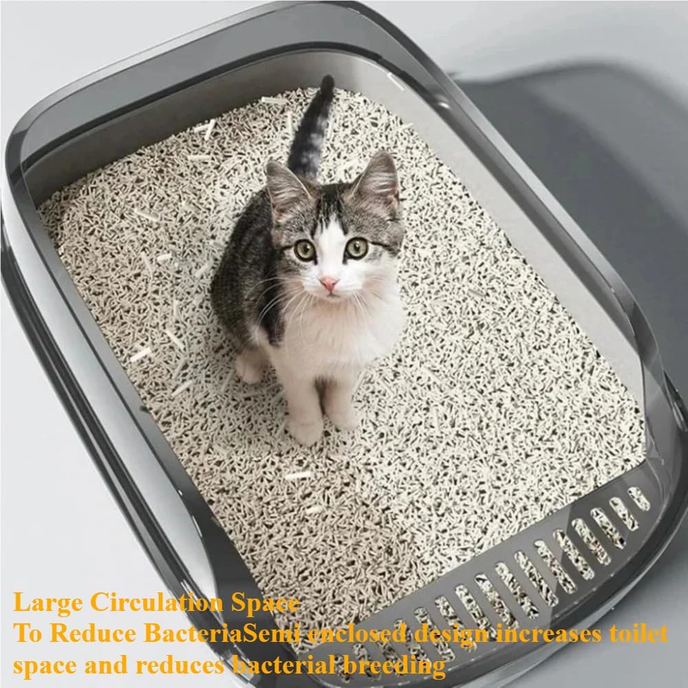 CozyLoo Semi-Enclosed Cat Litter Box
