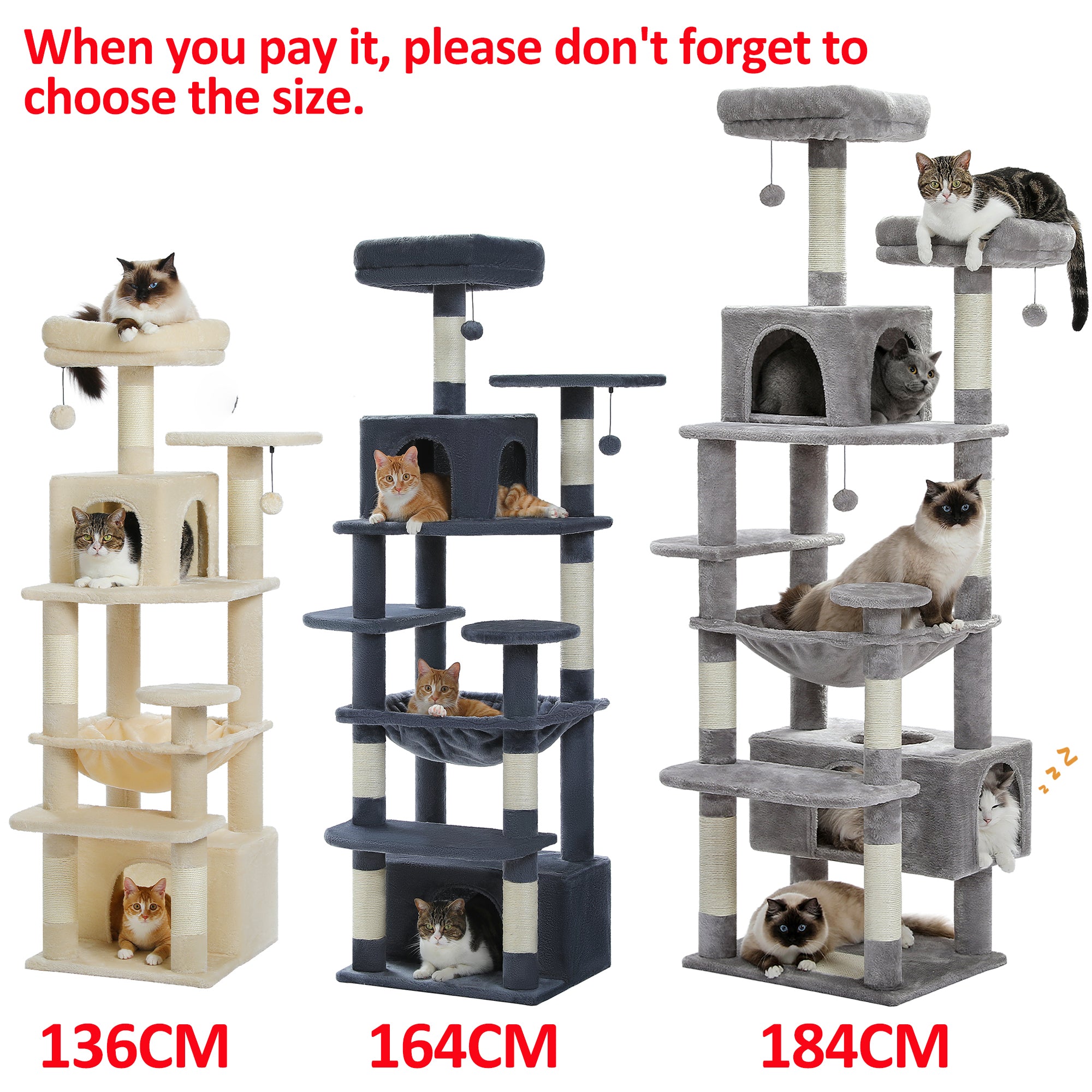 CozyClimb Deluxe Cat Tree Tower