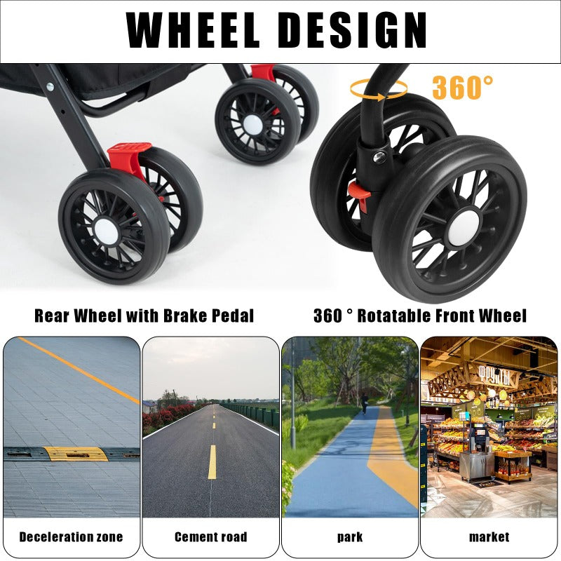 TravelNest Foldable Pet Stroller