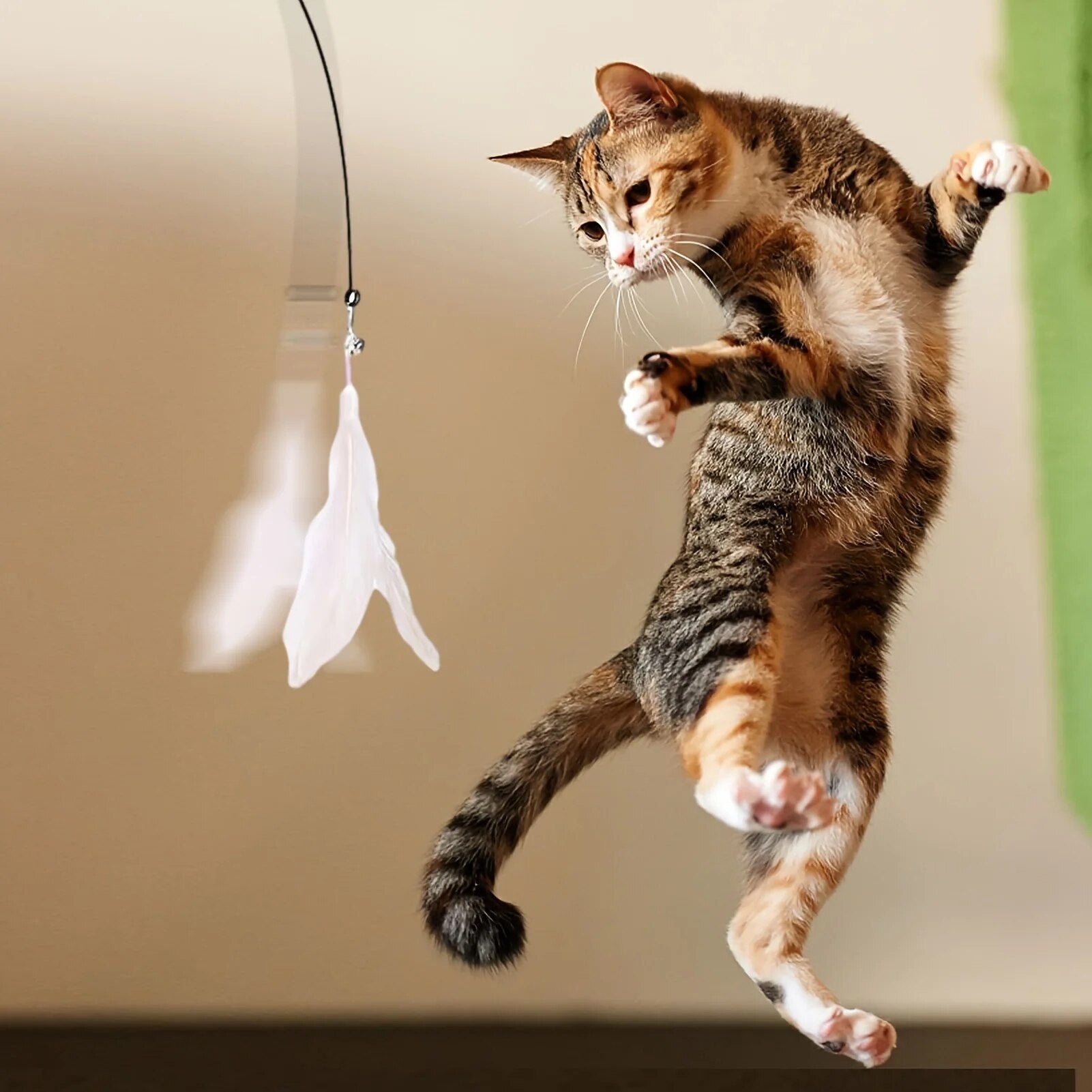 FeatherBell Interactive Cat Wand