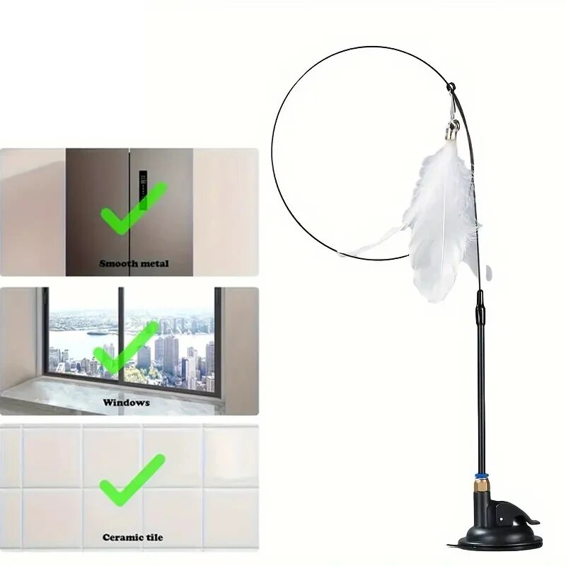 FeatherBell Interactive Cat Wand